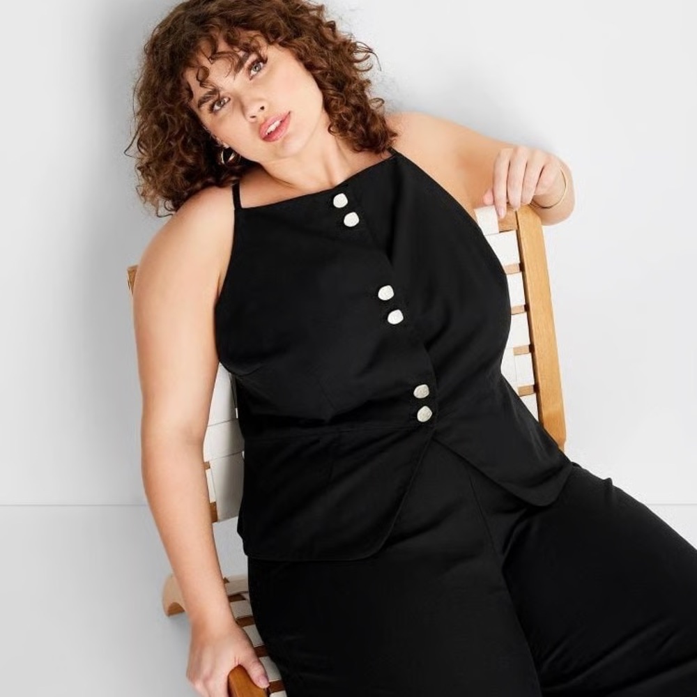 Future Collective™ with Jenee Naylor for Target Vest with Gold Buttons